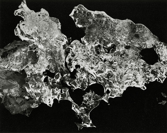 Jökulsárlón, 2006, 81-0607-48-48, 8"x10" gelatin silver chloride contact print