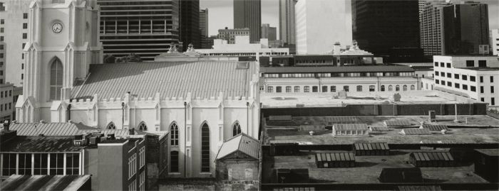 New Orleans, 1985, N82-8504-51-70, 8"x20" gelatin silver chloride contact print