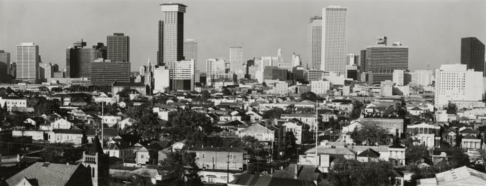 New Orleans, 1980, N82-8511-23-183, 8"x20" gelatin silver chloride contact print
