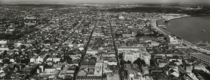 New Orleans, 1985, N82-8511-71-231, 8"x20" gelatin silver chloride contact print